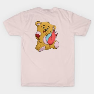 Anti Love Bear Funky Art T-Shirt